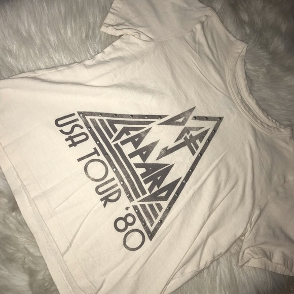 target Tops - Def Leppard band tee